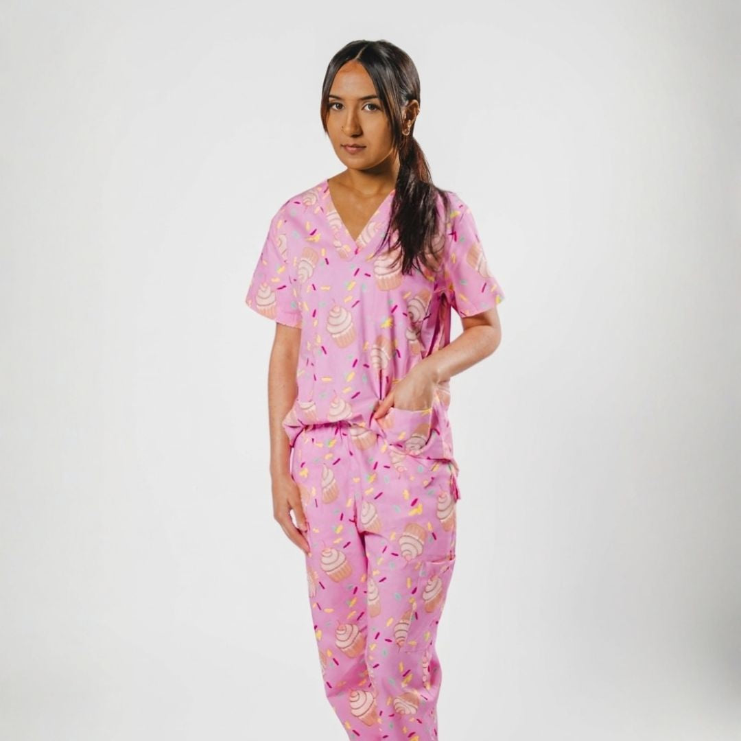 Florence Apparel Medical-Grade All-Day Comfort Scrub Set 100% Cotton
