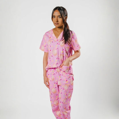 Florence Apparel Medical-Grade All-Day Comfort Scrub Set 100% Cotton