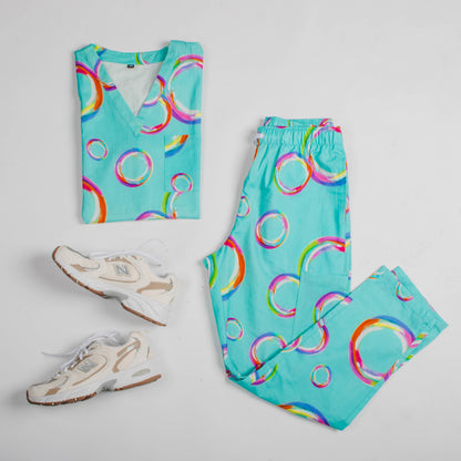 Florence Apparel Medical-Grade All-Day Comfort Scrub Set 100% Cotton